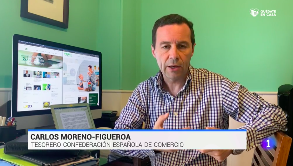 Telediario de TVE | Carlos Moreno – Figueroa "Sin ayudas para soportar los gastos adicionales, la moratoria al alquiler es insuficiente"