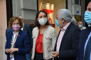Pedro Campo acompaña a la Ministra Reyes Maroto