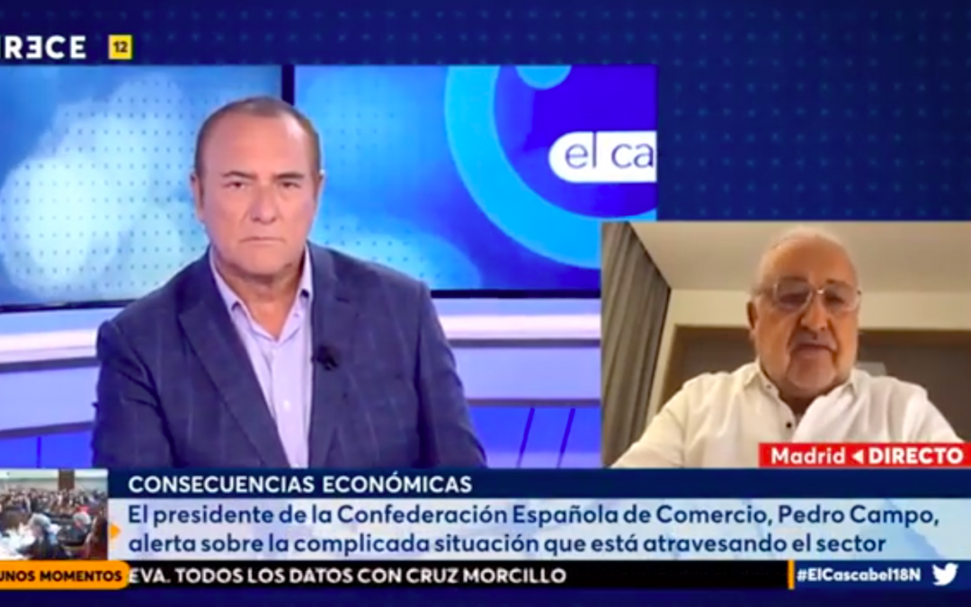 Pedro Campo en Trece TV «El comercio de proximidad tiene que trabajar en sus propios portales de venta online»
