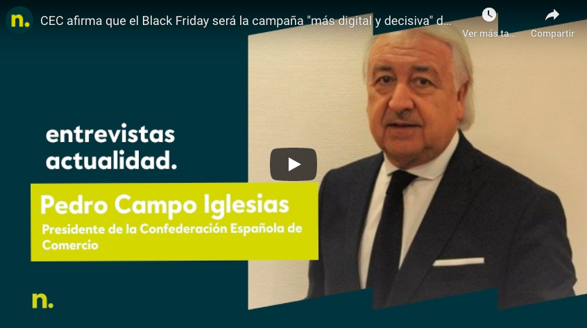 «Pedimos a los consumidores que apuesten por los comercios de su entorno» Pedro Campo, en Negocios TV