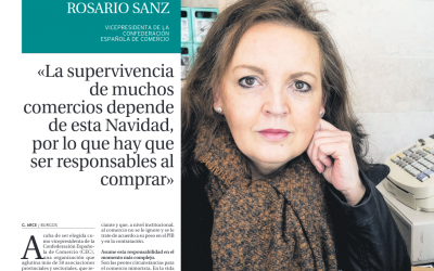 «La supervivencia de muchos  comercios depende de esta Navidad, por lo que hay que  ser responsables al  comprar» Rosario Sanz, Vicepresidenta de la CEC