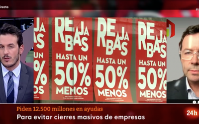 «Las ayudas hasta ahora han venido encaminadas a un mayor endeudamiento de los establecimientos» Carlos Moreno – Figueroa en La tarde en 24H