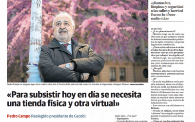 «Para subsistir hoy en día se necesita una tienda física y otra virtual» Pedro Campo en El Correo