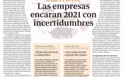 «Encaramos 2021 con muchísimas incertidumbres» Pedro Campo en ABC