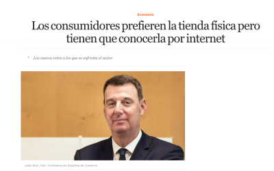 Julián Ruiz «Los consumidores prefieren la tienda física pero tienen que conocerla por internet»