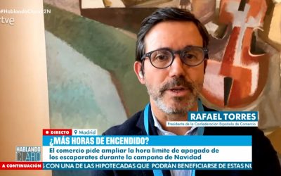Rafael Torres en TVE sobre el apagado de las luces en Navidad: «Pedimos un poco de flexibilidad siempre desde la concienciación de todos»